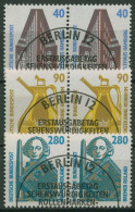 Bund 1988 Sehenswürdigkeiten SWK Waagerechte Paare 1379/81 ESST BERLIN - Usati