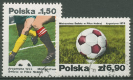 Polen 1978 Fußball-WM Argentinien 2557/58 Gestempelt - Gebruikt