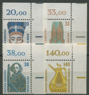 Bund 1989 Sehenswürdigkeiten SWK 1398/1401 Ecke 2 Postfrisch - Unused Stamps