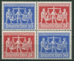 All. Besetzung 1948 Exportmesse Hannover Zusammendruck V Zd 1 Postfrisch - Mint