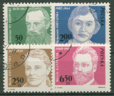 Polen 1981 Persönlichkeiten Der Arbeiterbewegung 2772/75 Gestempelt - Used Stamps