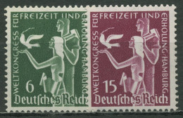 Deutsches Reich 1936 Weltkongress Für Freizeit Und Erholung 622/23 Mit Falz - Neufs