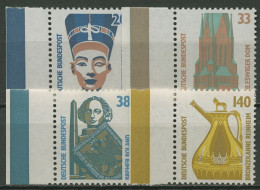 Bund 1989 Sehenswürdigkeiten SWK Rand Links 1398/1401 SR Li. Postfrisch - Unused Stamps