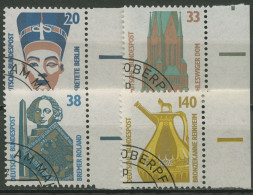 Bund 1989 Sehenswürdigkeiten SWK Rand Rechts 1398/1401 SR Re. Gestempelt - Gebruikt