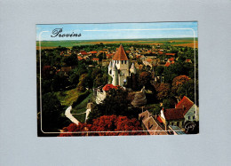 Provins (77) : La Tour De César Et La Ville Haute Vues Du Campanile De L'église Saint Quiriace - Provins