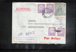 Paraguay Interesting Airmail Registered Letter - Paraguay