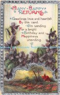 R172107 Many Happy Returns. Greetings True And Heartfelt By This Card. No. 1136 - World