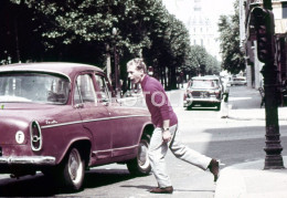 1964 SIMCA ARONDE CAR VOITURE FRANCE 35mm DIAPOSITIVE SLIDE Not PHOTO No FOTO NB4216 - Diapositives (slides)