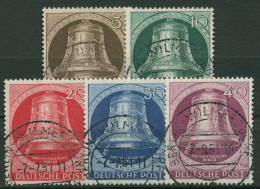 Berlin 1951 Freiheitsglocke, Klöppel Nach Links 75/79 Mit TOP-BERLIN-Stempel - Used Stamps
