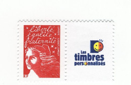 Luquet TVP Rouge RF Personnalisé TPP YT 3417a. Papier Lumi Sous UV. Voir Le Scan. Cote YT : 5 €, Maury 5a : 8 €. - Unused Stamps