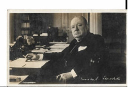 Winston Churchill, Primer Ministro Del Reino Unido Durante La 2da Guerra Mundial   -  7858 - Guerre, Militaire