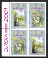 GEORGIA....." 2001..".....EUROPA...WATER.....PAIN OF 4...........MNH... - 2001