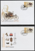 2011/2012 Germany 125th Centenary Of Automobile Private Postal Stationeries - Cars