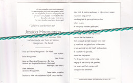 Jessica Haegeman-De Kezel, 1990, 2003. Foto - Obituary Notices