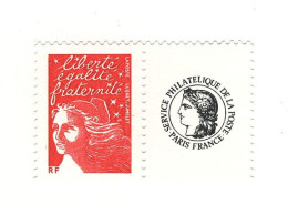 Luquet TVP Rouge RF Personnalisé Cérés YT 3587A. Papier MAT Sous UV. Voir Scan. Cote YT : 5 €, Maury N° 5 : 5 €. - Unused Stamps