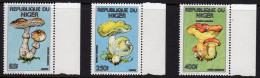 Niger 1991, Mushrooms, 3val - Niger (1960-...)