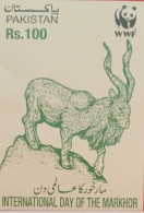 PAKISTAN 2024 MNH WWF W.W.F INTERNATIONAL DAY OF MARKHOR ANIMAL SOUVENIR SHEET - Pakistan