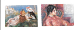 BW18 - IMAGES SANDOZ - AUGUSTE RENOIR - FEMME AU FAUTEUIL - JEUNES FILLES AU BORD DE L'EAU - Otros & Sin Clasificación