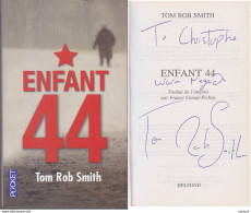 C1  Tom Rob SMITH - ENFANT 44 Envoi DEDICACE Signed RUSSIE URSS Port Inclus France - Libros Autografiados