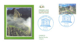 CEF - UNESCO 2008 - Machu Picchu, Pérou - Oblit Paris 3/12/08 - 2000-2009