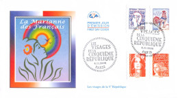 CEF - Les Visages De La Ve République (env 1 Sur 3) - Oblit Paris 6/11/08 - 2000-2009