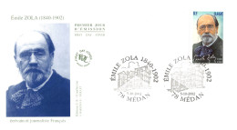 FDC JF - Emile Zola, écrivain - 5/10/2002 Médan - 2000-2009