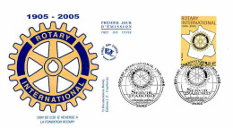 FDC - Rotary International - 19/2/2005 Paris - 2000-2009