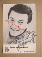 Djordje Marjanović ( RTB ) - Promo Card With Original Autograph - Musique Et Musiciens