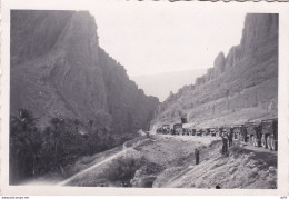 ALGERIE GORGES D ELKENTARA CONVOI MILITAIRE FRANCAIS MARS 1948 - Krieg, Militär