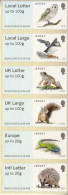 2015 Jersey Fauna Post N Go Owls Birds Frogs Complete Strip Of 6 MNH - Jersey