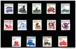 UNITED STATES/USA - 1981-84  TRANSPORTS  SET  MINT NH - Unused Stamps