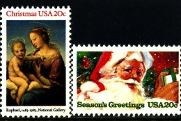 UNITED STATES/USA - 1983  CHRISTMAS  SET  MINT NH - Unused Stamps