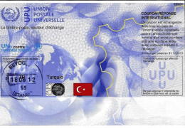 Turchia (57). Coupon Réponse Reply Coupon Tipo Na35, Venduto Il 18.08.2012. - Andere & Zonder Classificatie