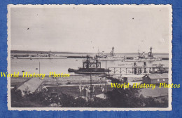 Photo Ancienne - Port à Situer - FRANCE ? ALGERIE ? Autre ? - Bateau Militaire à Identifier - Navire De Guerre - Boats