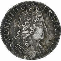 France, Louis XIV, 1/10 Écu Aux 3 Couronnes, 1711, Lyon, Argent, TTB+ - 1643-1715 Louis XIV Le Grand