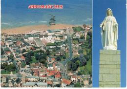 CPM FRANCE 14 CALVADOS ARROMANCHES - Vue Générale Et Notre-Dame-des-Flots - 1990 - Arromanches