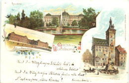 Gruss Aus Würzburg - Litho - Wuerzburg
