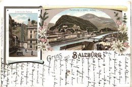 Gruss Aus Salzburg - Litho - Salzburg Stadt