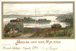 Gruss Von Der Mainau - Litho - Konstanz