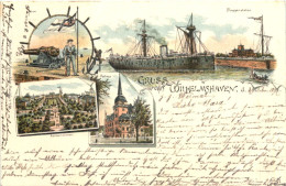 Gruss Aus Wilhelmshaven - Litho 1897 - Wilhelmshaven
