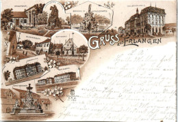 Gruss Aus Erlangen - Litho - Erlangen