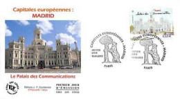 FDC - Madrid, Palais Des Communications, Oblit 15/3/13 Paris - 2010-2019