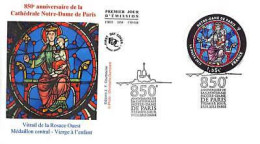 FDC - 850e Anniversaire Notre-Dame De Paris (4715), Oblit 19/1/13 Paris - 2010-2019