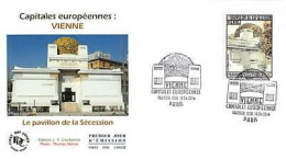 FDC - Vienne, Pavillon De La Sécession, Oblit 18/4/14 Paris - 2010-2019