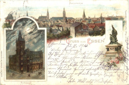 Gruss Aus Essen - Litho - Essen