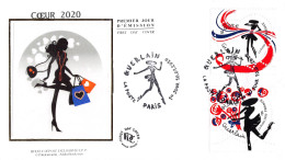 FDC Soie - Cœur Guerlain - 10/01/2020 Paris - 2020-…