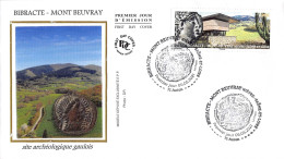 FDC Soie - Bibracte. Mont Beuvray - 6/5/2021 Autun - 2020-…