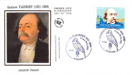 FDC Soie - Gustave Flaubert (1821 - 1880) - 6/11/2021 Rouen - 2020-…