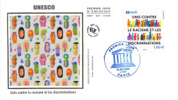 FDC Soie - UNESCO - 17/9/2021 Paris - 2020-…