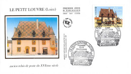 FDC Soie - Le Petit Louvre - 9/9/2022 La Pacaudière - 2020-…